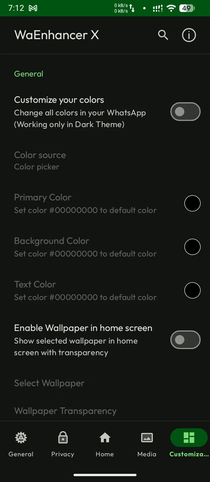 Customization & Themes screenshot 1
