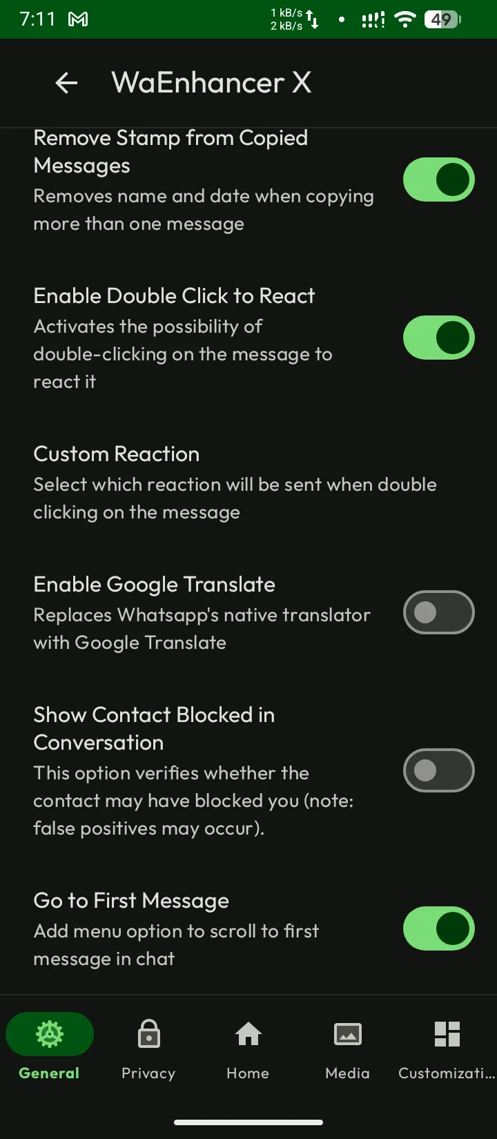 Status View Customization & Pro Features screenshot 2